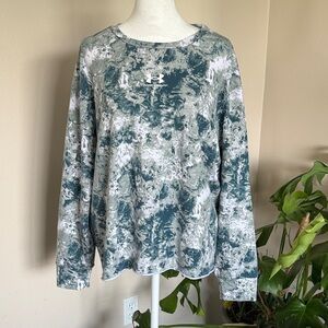 Under Armour Shades of Teal and White Sweatshirt, 2X